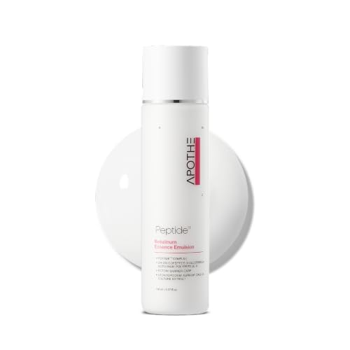 APOTHE Peptide Essence Emulsion, Korean Face Serum with 11 Botulinum Peptide & Edelweiss, Anti-Aging, Firming for Wrinkles & Elasticity with Liposome 5.07 fl oz (150ml) korea skincare