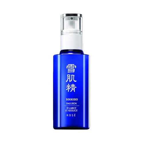 SEKKISEI Emulsion, Japanese Skincare Lightweight Hydrating Face Moisturizer with Vitamin C, Radiance Boosting Face Lotion with Job’s Tears Extract, Hydrating Treatment, 4.7 oz