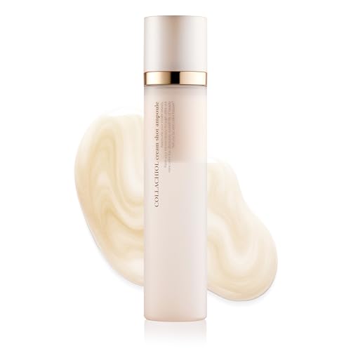 Cellre Collachiol Cream Shot Ampoule – 3-in-1 Toner, Serum & Cream Mist | Collagen + Bakuchiol Complex for Smooth, Moisturized, and Healthy-Looking Skin | 145 ml & Travel Size 55 ml