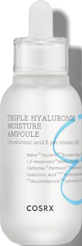 COSRX Hydrium Triple Hyaluronic Moisture Ampoule, 40ml / 1.35 fl.oz | Hyaluronic Acid Viscous Serum | Korean Skin Care, Animal Testing Free, Paraben Free