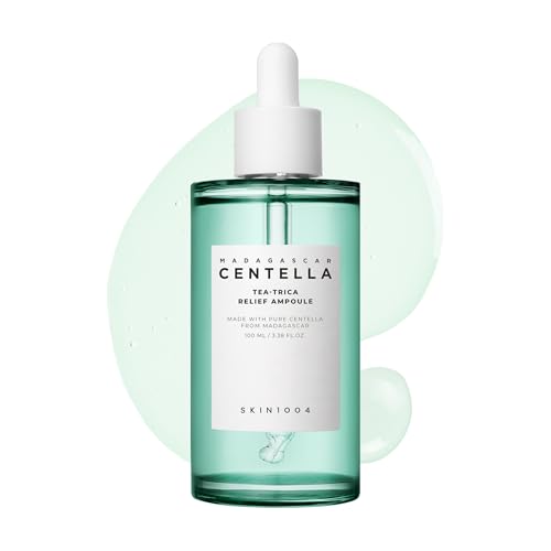 SKIN1004 Tea-Trica Relief Ampoule, 3.38 fl.oz,100ml, Korean Face Serum — Manufacturer product photo — top-rated japanese cleansers