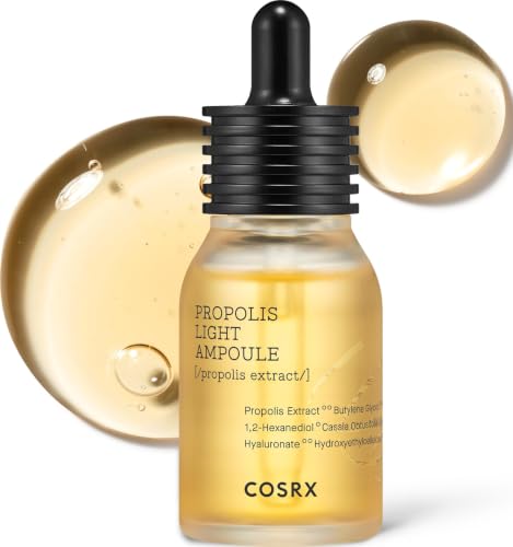 COSRX Propolis Ampoule, Glow Boosting Serum for Face with 73.5% Propolis Extract, 1.01fl.oz/30ml, Hydrating Essence for Sensitive Skin, Fine Lines, Uneven Skintone, Korean Skincare