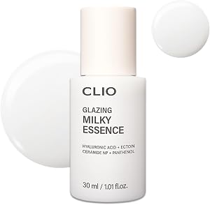CLIO Glazing Milky Essence, Rice PDRN for Boosting Radiant Glass Skin, Lightweight Hydrati