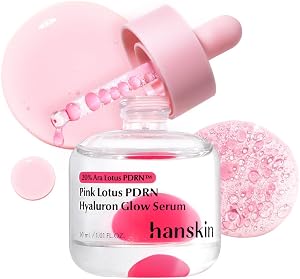Hanskin PDRN Pink Peptide Hyaluron Glow Serum - 200,000ppm Pink Lotus Vegan PDRN | Intensi