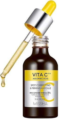 MISSHA Vita C Plus Spot Correcting & Firming Ampoule, Vitamin C Serum, — Our recommended configuration for best results