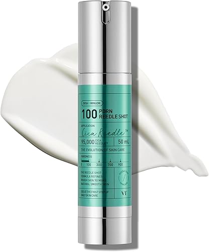 VT COSMETICS PDRN Reedle Shot 100 Serum with Vegan PDRN, Centella Asia — Our hands-on testing setup for serums in luxury skincare 