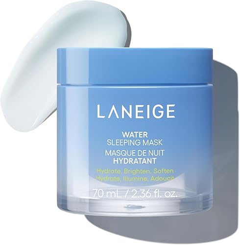 LANEIGE Water Sleeping Mask: Hydrating Korean Overnight Mask with Squa — Manufacturer product photo — best luxury korean sheet mas