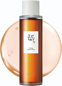 Beauty of Joseon Ginseng Essence Water Hydrating Face Toner for Dry, Dull Skin. Korean Moi