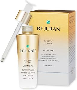 REJURAN Dual Effect Ampoule, DOT DUAL c-PDRN - Salmon DNA Face Serum for Deep Rejuvenati