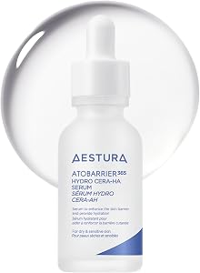 AESTURA ATOBARRIER365 Hydro CERA-HA Korean Face Serum with Ceramides, Hyaluronic Acid &