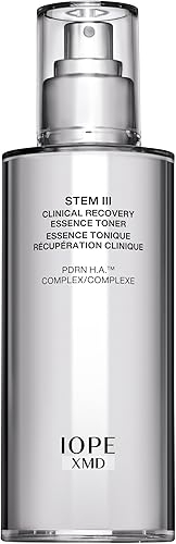 IOPE XMD Stem III Clinical Recovery Essence Toner - Hydrating & Soothi — Our hands-on testing setup for luxury korean skincare buy