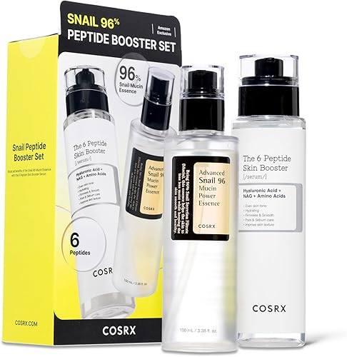 COSRX Snail Mucin 96% Peptide Booster Set - Amazon Exclusive - Korean — Real-world performance testing in action