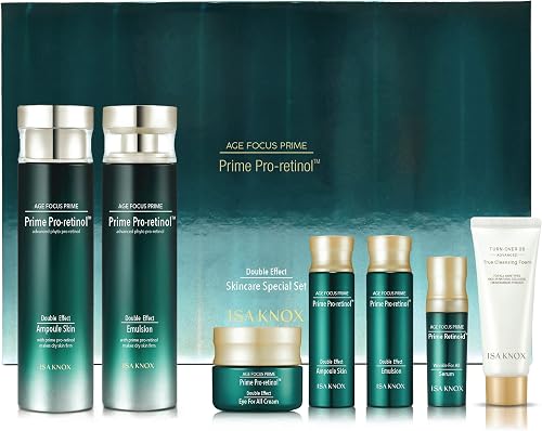 ISA KNOX AGE FOCUS PRIME DOUBLE EFFECT SKINCARE (417 ml / 14.10 Fl Oz) — Our recommended configuration for best results