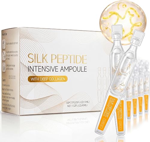 Deep Collagen Silk Peptide Ampoule for Face, Korean Anti-Aging Serum w — Our hands-on testing setup for tatcha vs amorepacific